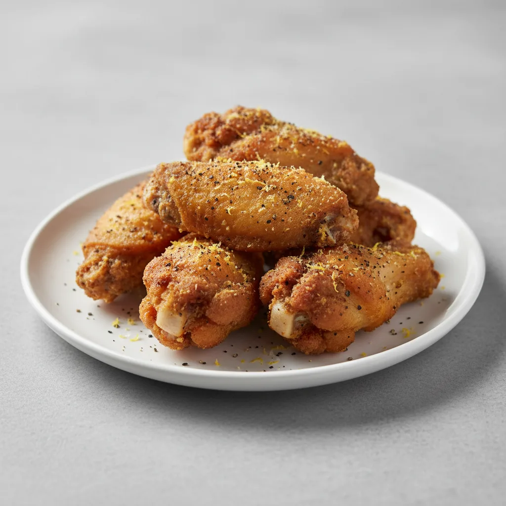 Lemon Pepper Chicken Wings (6 Pieces) Lemon Pepper Chicken Wings (6 Pieces)