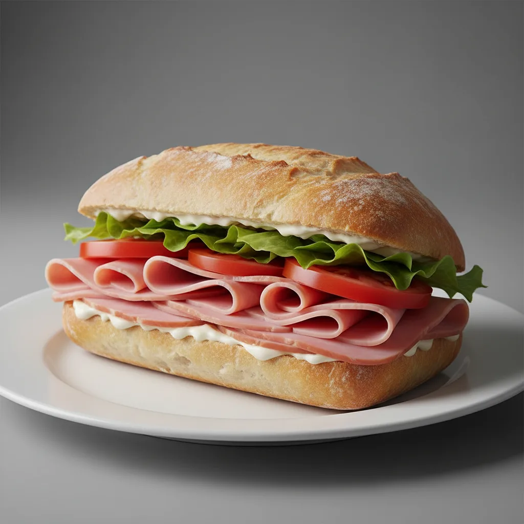Quarter Pound Ham Sandwich Quarter Pound Ham Sandwich