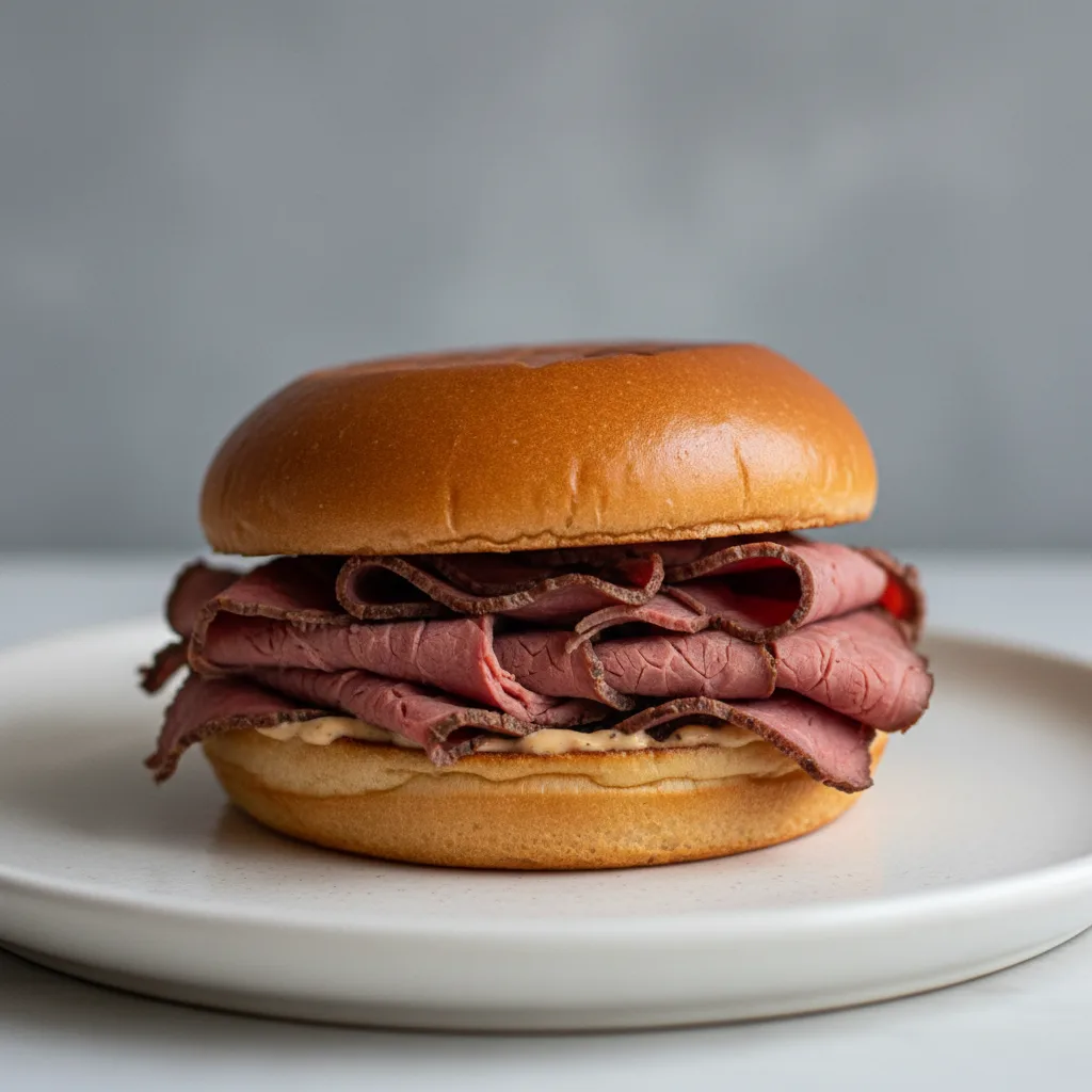 Quarter Pound Roast Beef Sandwich Quarter Pound Roast Beef Sandwich