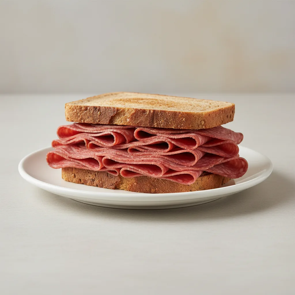 Quarter Pound Salami Sandwich Quarter Pound Salami Sandwich