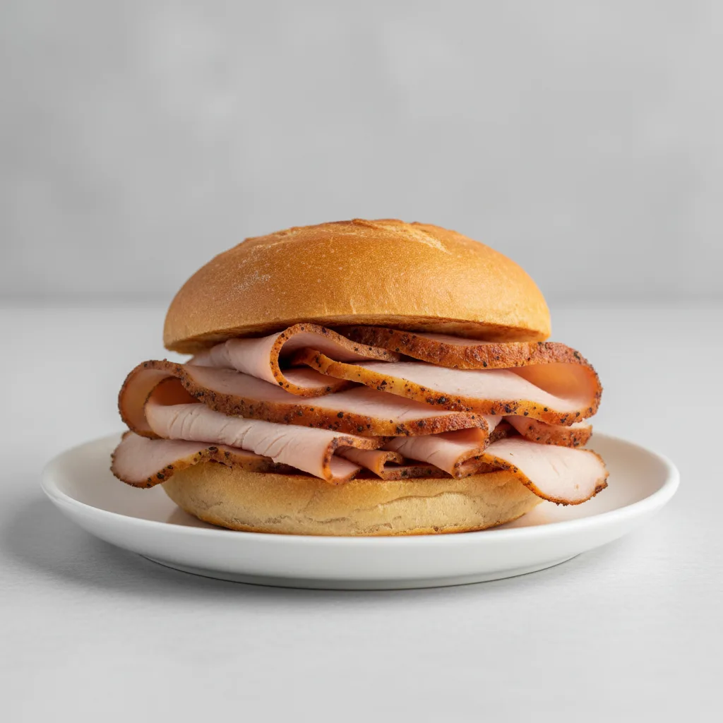 Quarter Pound Smoked Turkey Sandwich Quarter Pound Smoked Turkey Sandwich