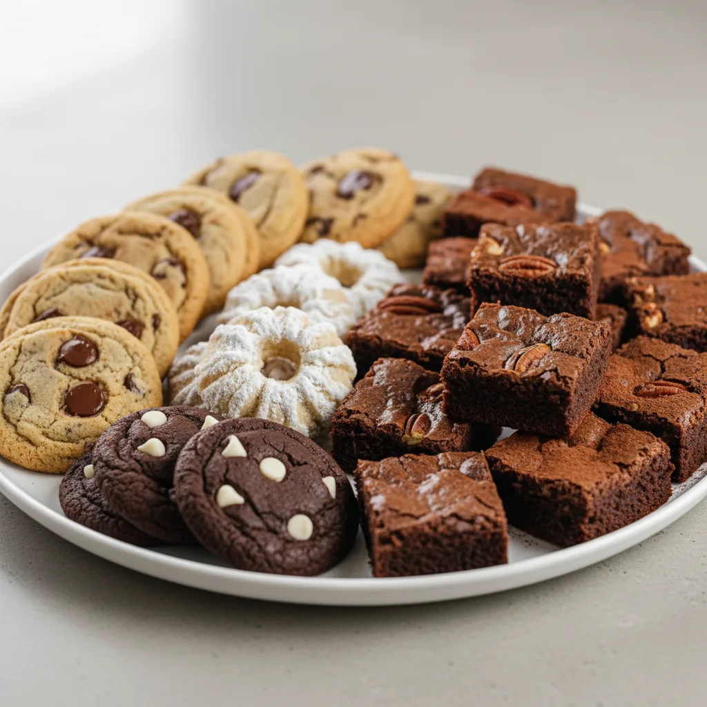 Cookie and Brownie Platter Cookie and Brownie Platter
