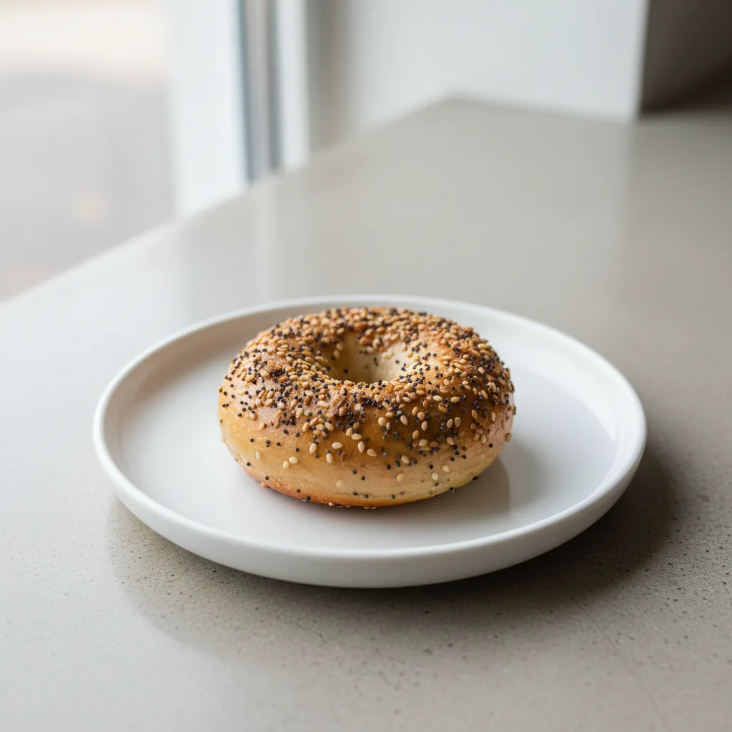 Everything Toppings Mini Bagel Everything Toppings Mini Bagel