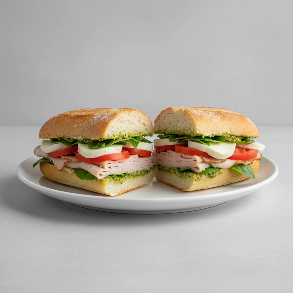 Turkey Caprese Sub