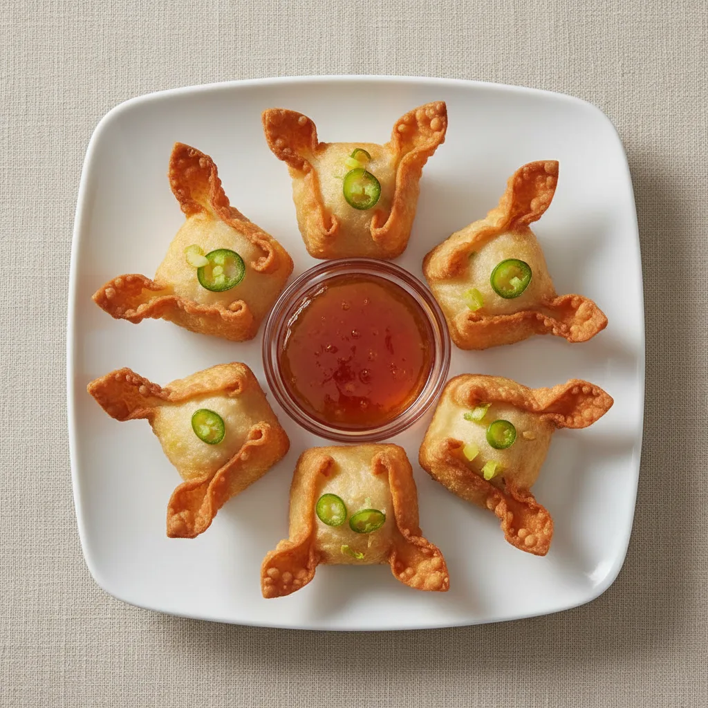 Crab Wonton-Jalapeno (6 Pieces)