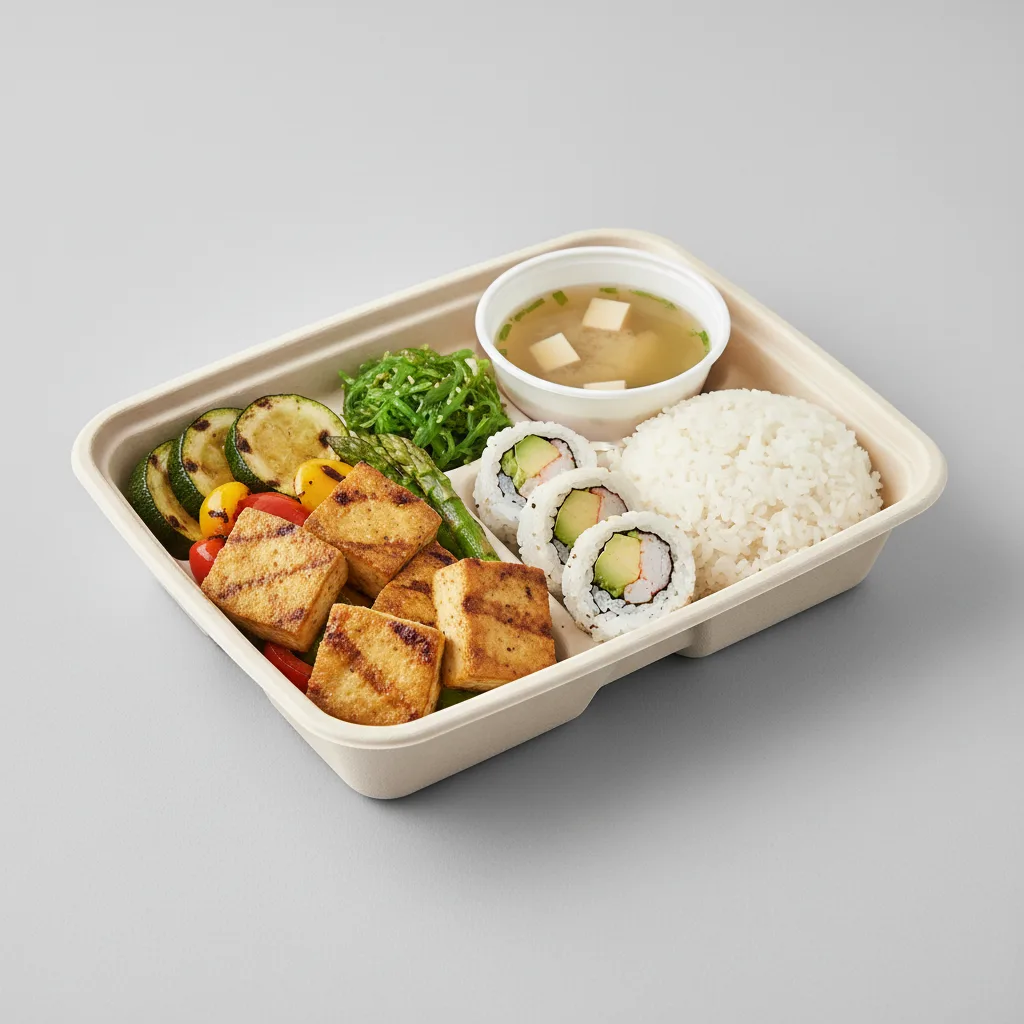 Bento Box - Grilled Vegetables and Tofu Bento Box - Grilled Vegetables and Tofu
