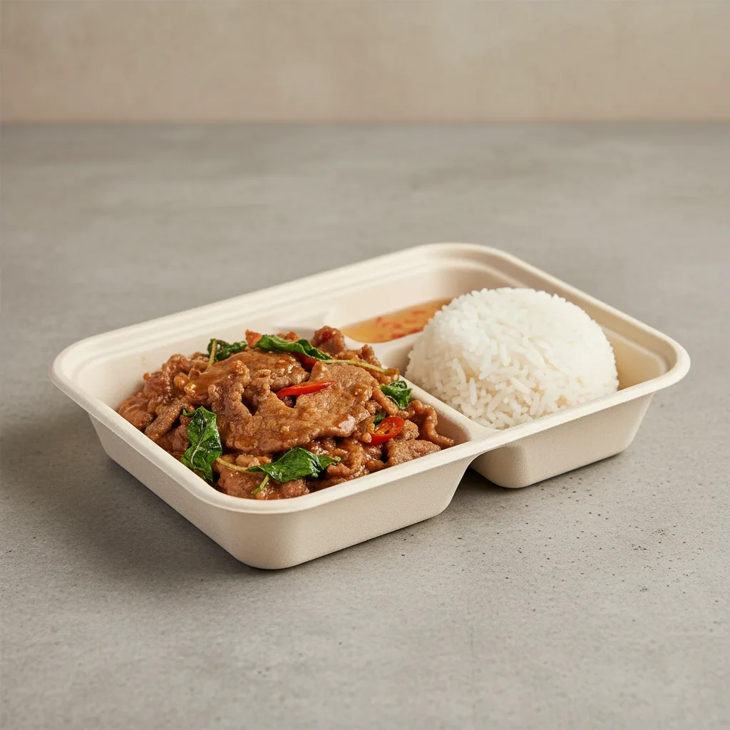 Bento Box - Thai Stir Fried Basil Beef Bento Box - Thai Stir Fried Basil Beef