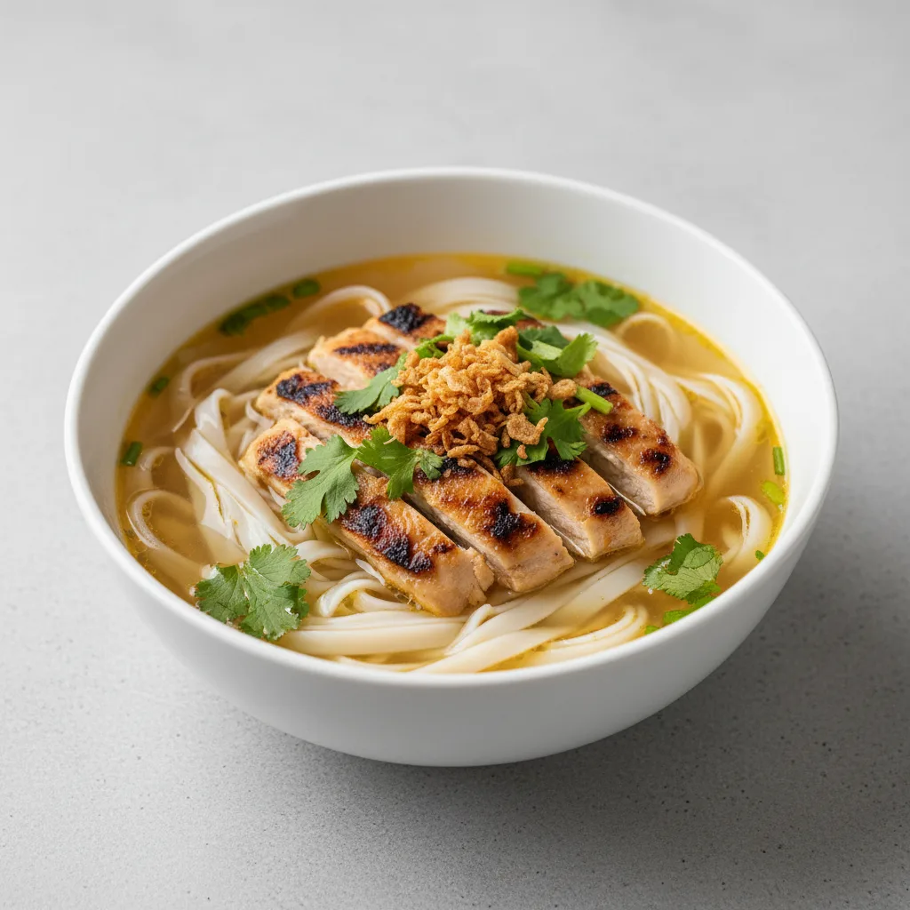 Grilled Chicken Noodle Soup Grilled Chicken Noodle Soup