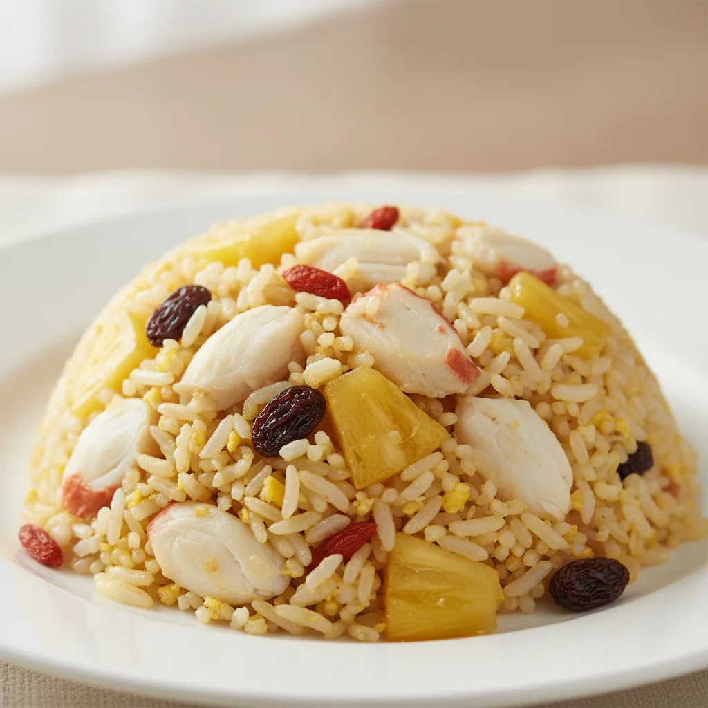 Pineapple Crabmeat Fried Rice Pineapple Crabmeat Fried Rice