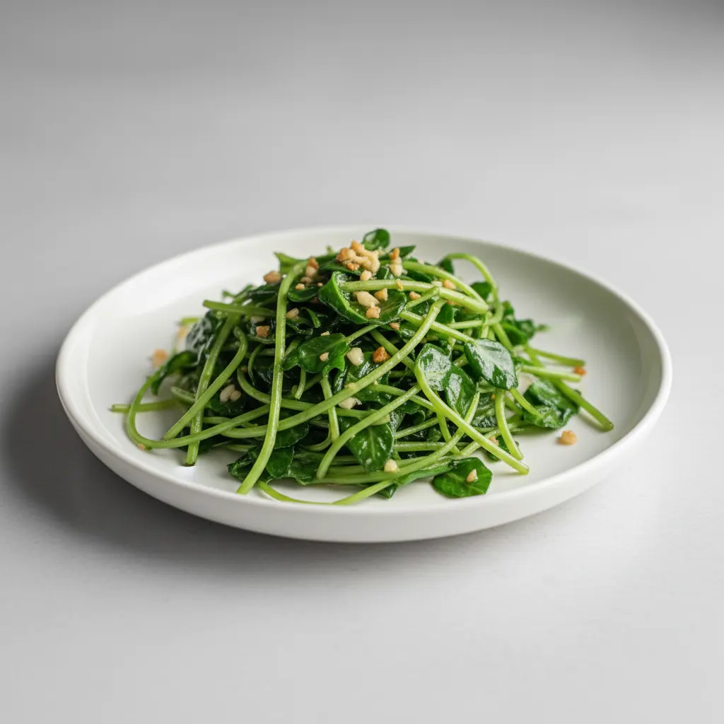 Stir Fried Garlic Pea Vine