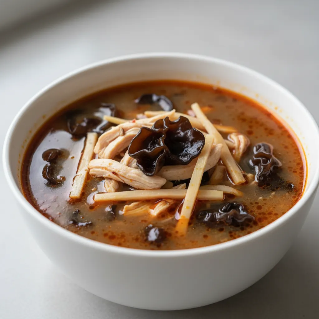 Hot and Sour Chicken Soup