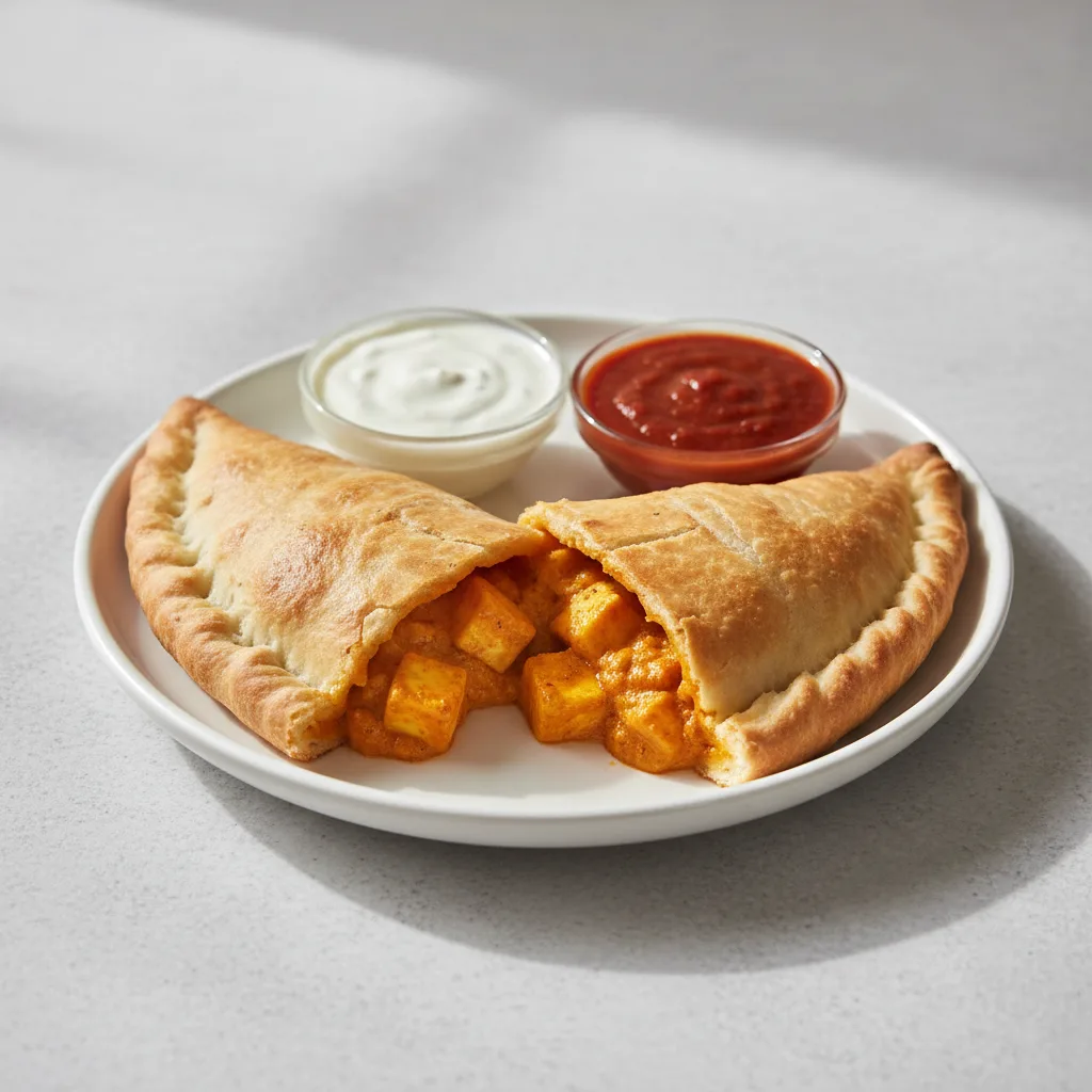 Paneer Butter Calzone Paneer Butter Calzone