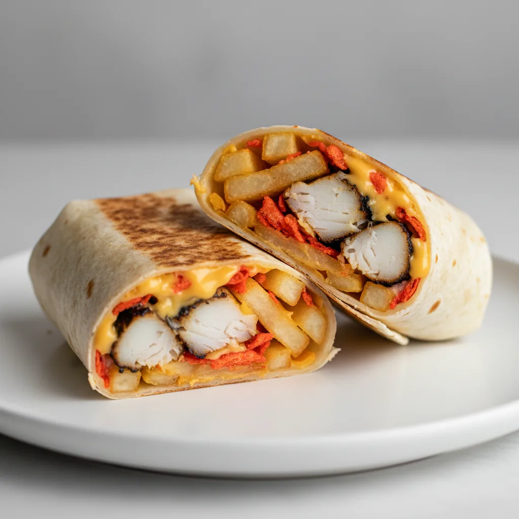 Crazy Grilled Fish Burrito