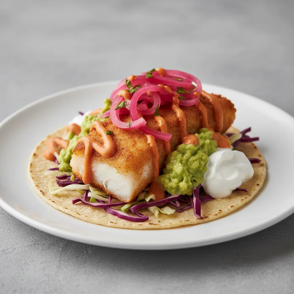 Super Fried Fish Taco