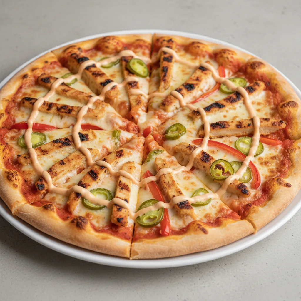 Peri-Peri Chicken Pizza Peri-Peri Chicken Pizza