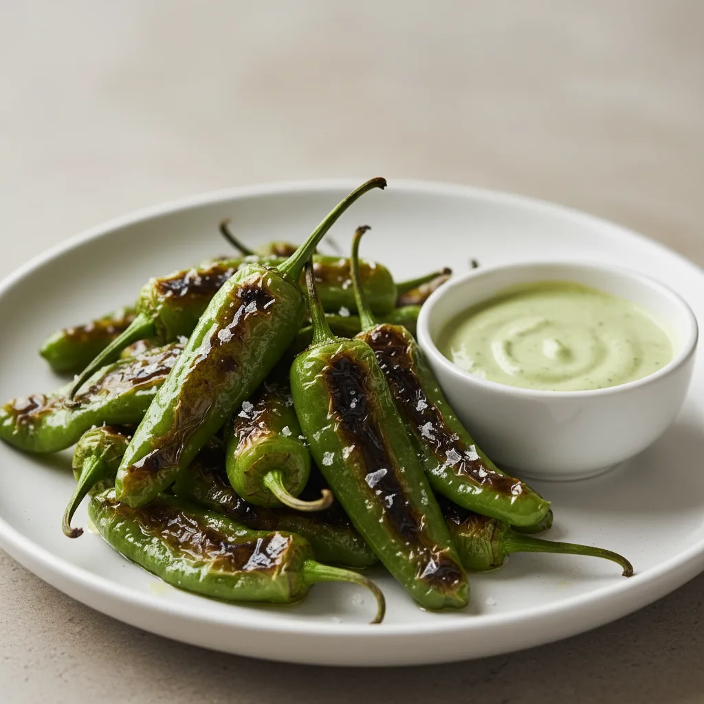 Blistered Shishito Peppers Blistered Shishito Peppers
