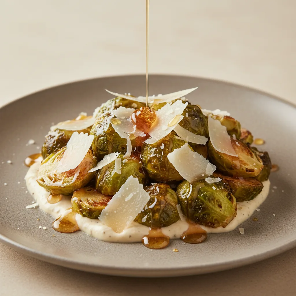 Brussels Sprouts and Hot Honey Brussels Sprouts and Hot Honey