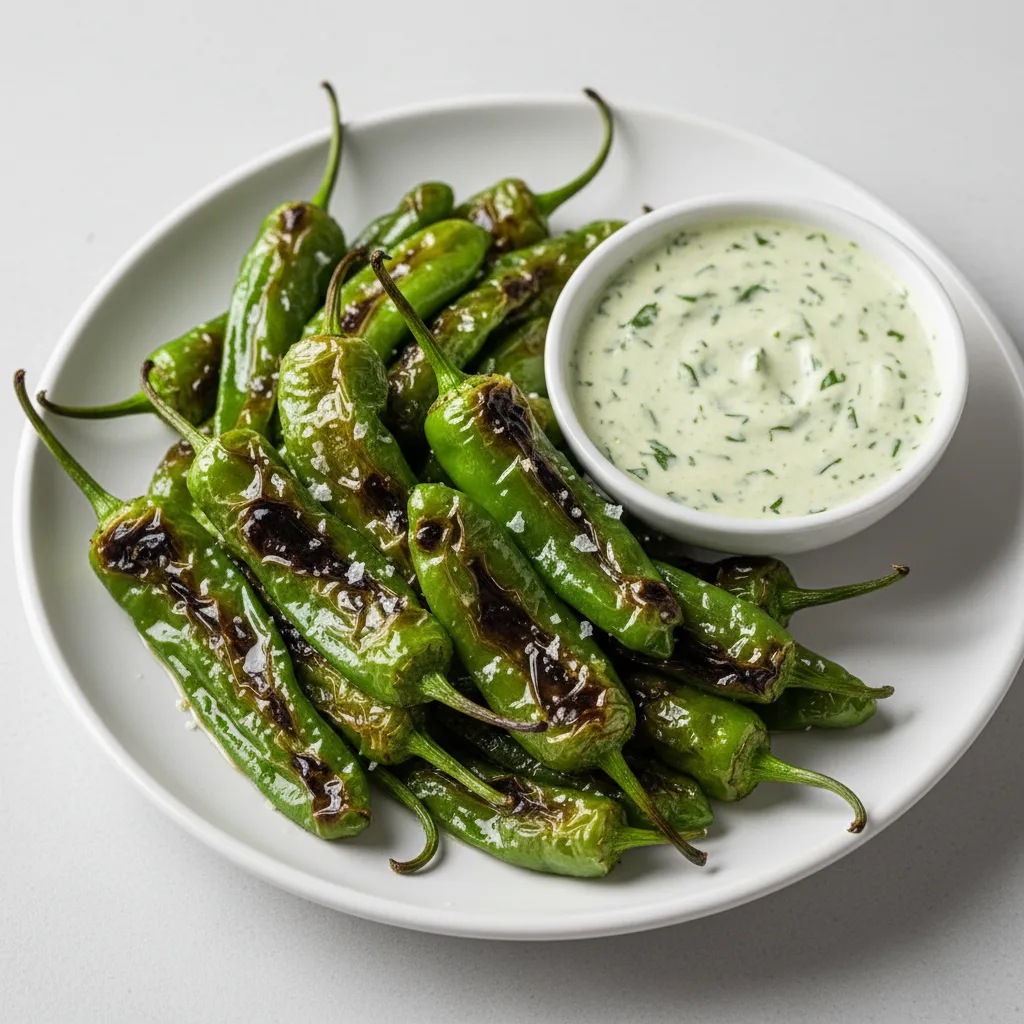 Blistered Shishito Peppers
