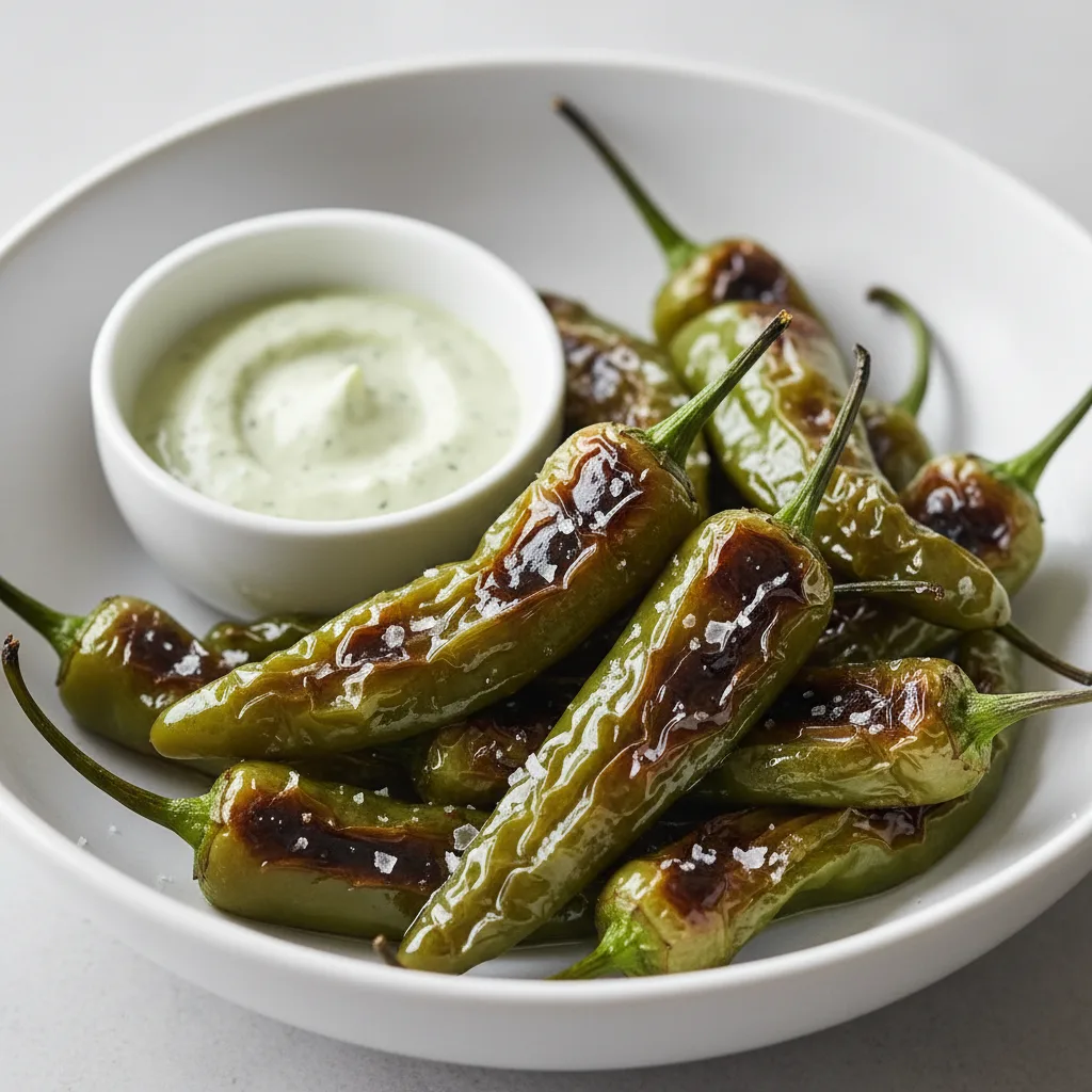 Blistered Shishito Peppers Blistered Shishito Peppers