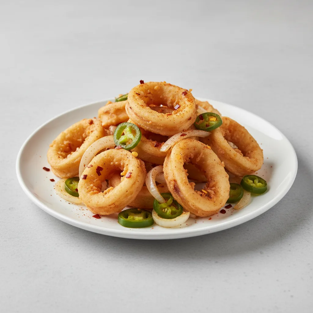Spicy Deep-Fried Calamari