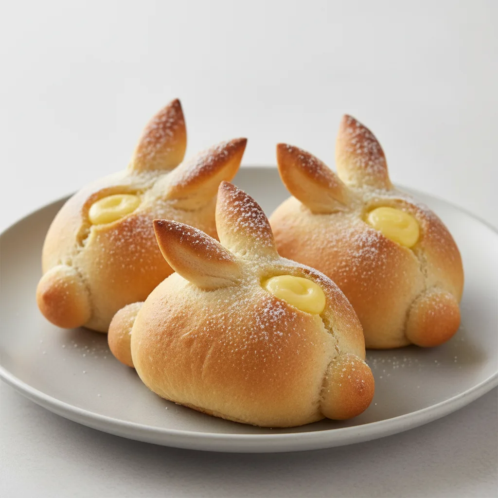Sweet Custard Buns (3 Pieces)