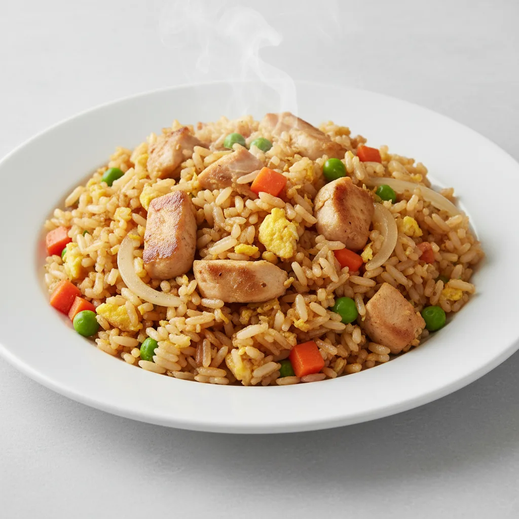 Chicken Stir-Fried Rice