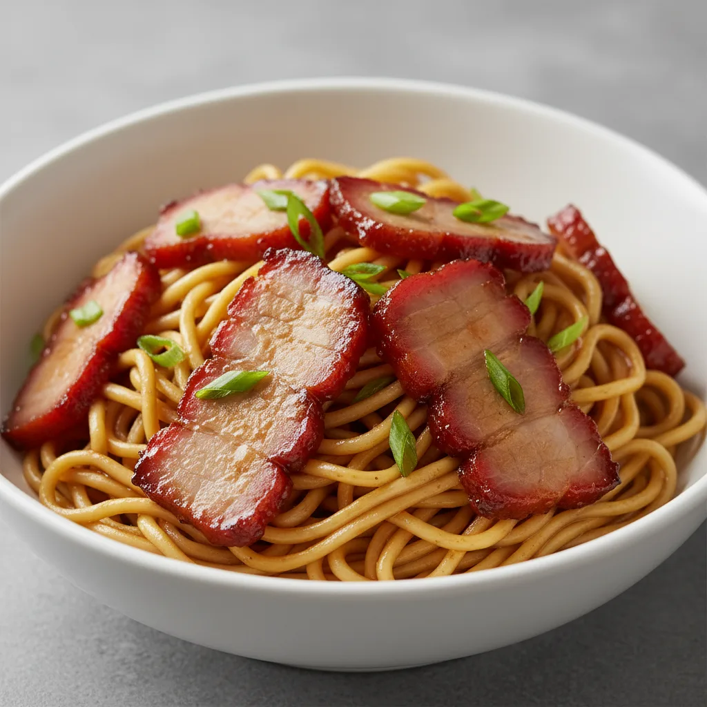 Char Siu Chinese BBQ Pork Lo Mein