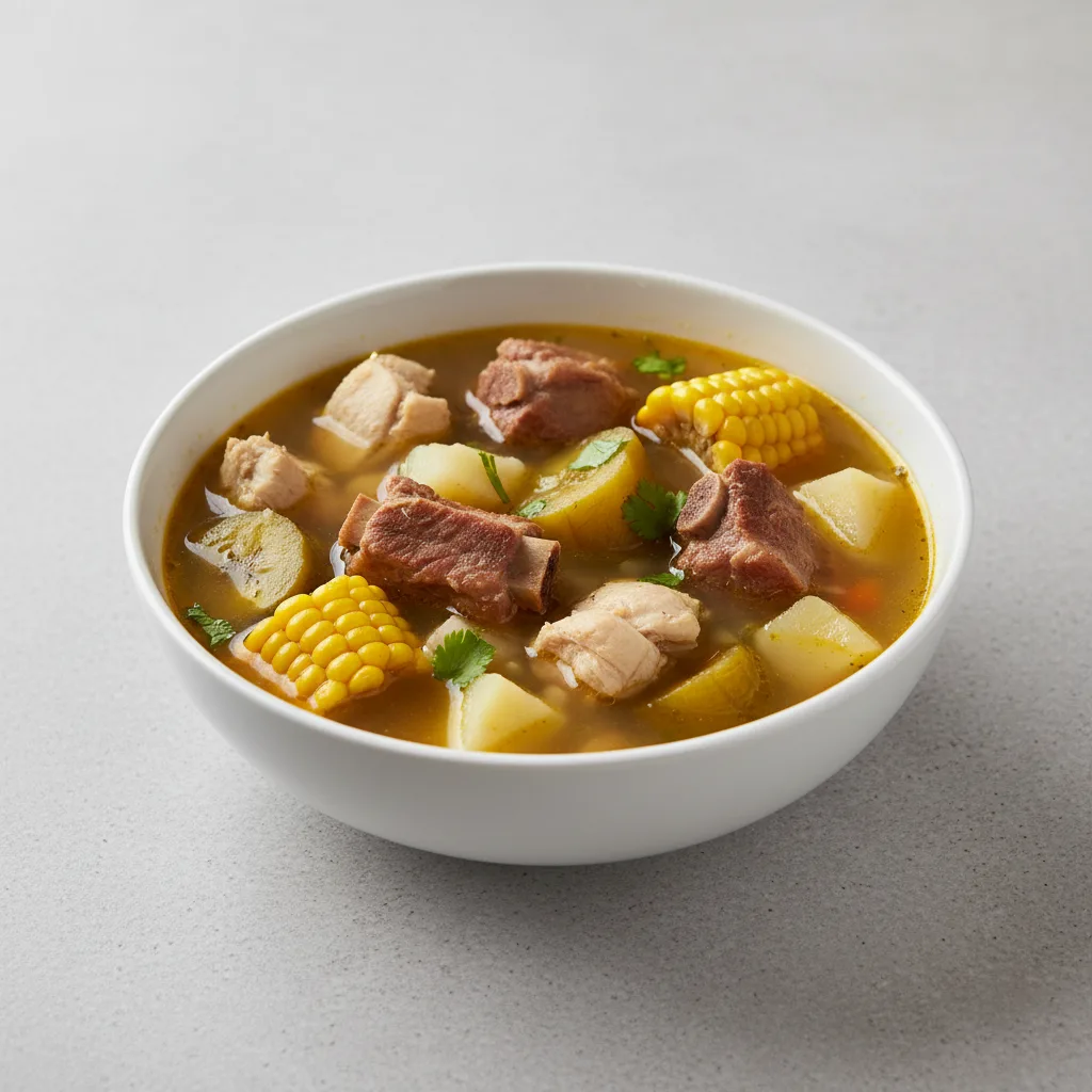 Chicken and Pork Rib Sancocho Soup
