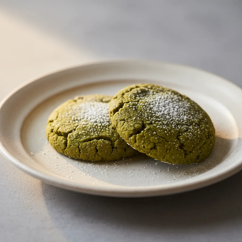 Matcha Shortbread Cookies Matcha Shortbread Cookies