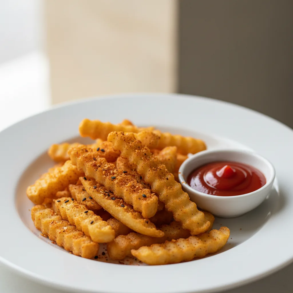 Spicy Togarashi Fries with Ketchup Spicy Togarashi Fries with Ketchup