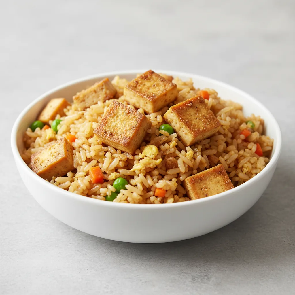 Wok-Fried Rice with Savory Tofu Wok-Fried Rice with Savory Tofu