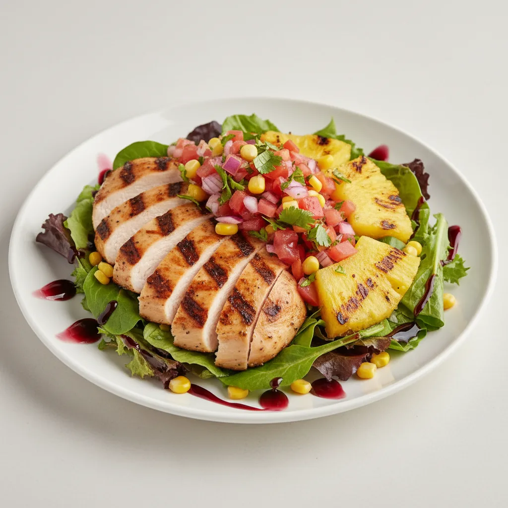 Grilled Chicken with Pineapple Salad Grilled Chicken with Pineapple Salad
