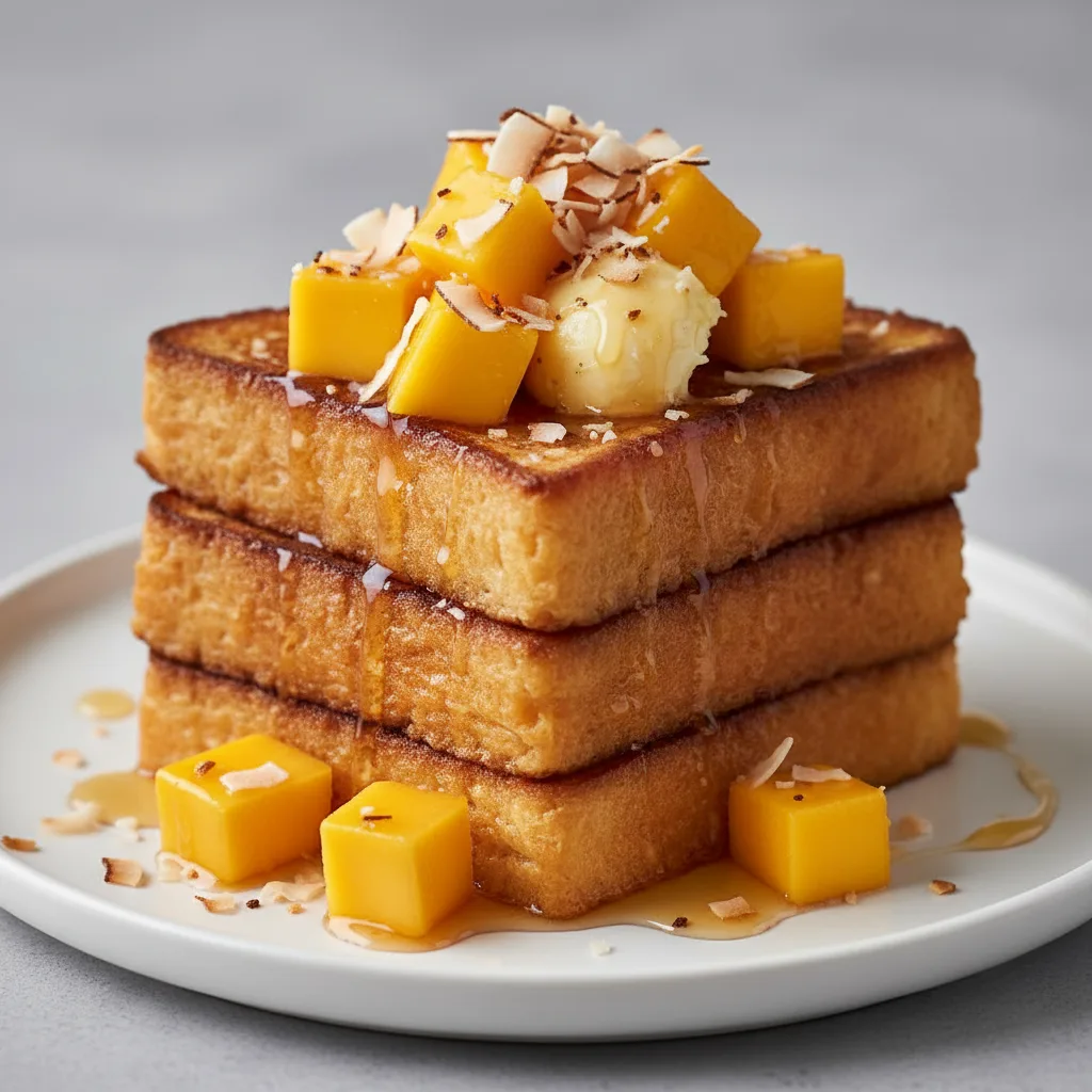Mango Coconut French Toast Mango Coconut French Toast