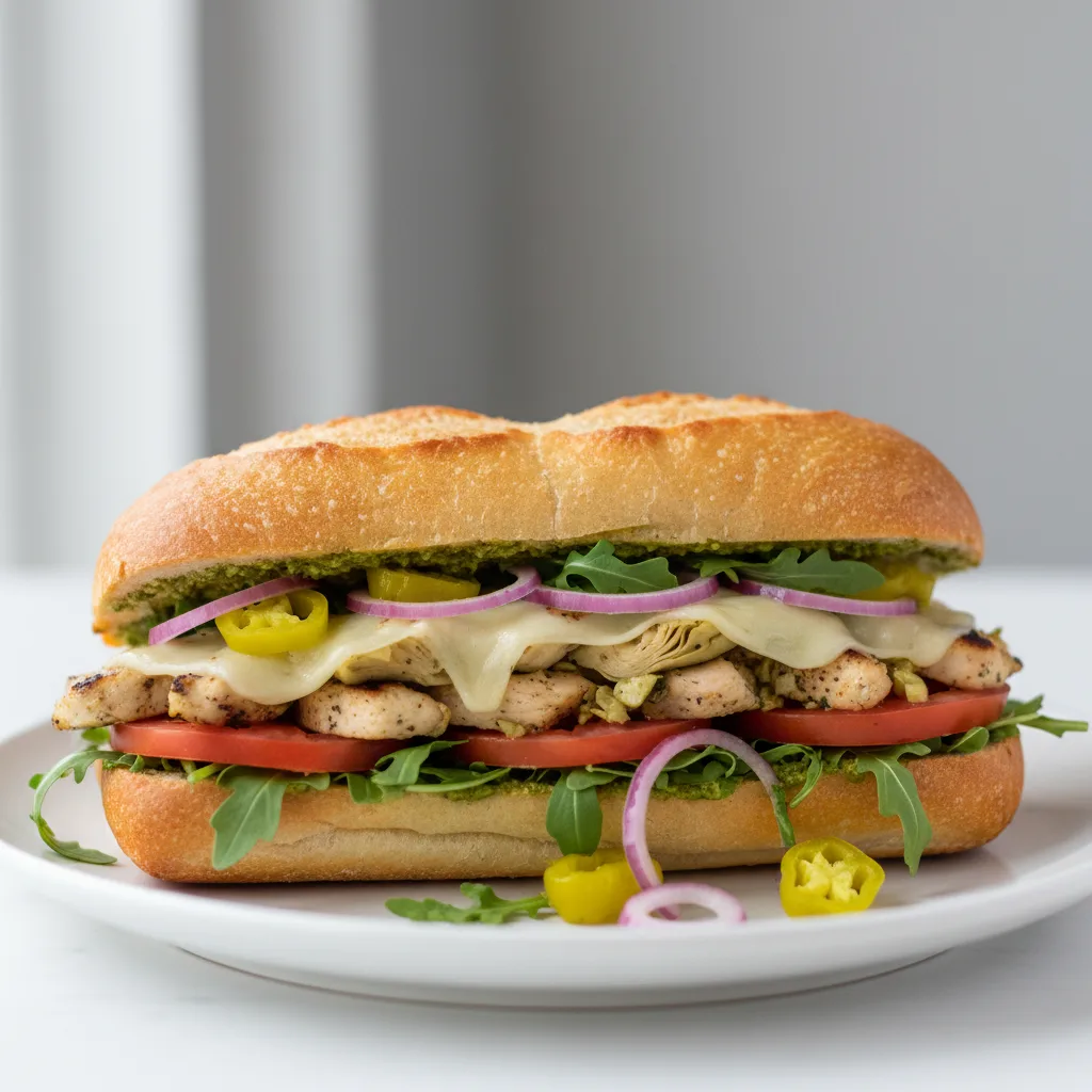 Chicken Artichoke Baguette Chicken Artichoke Baguette