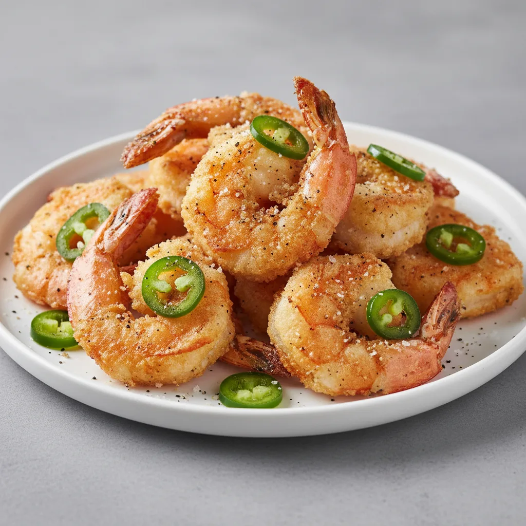 Salt and Pepper Shrimp with Jalapeno Salt and Pepper Shrimp with Jalapeno