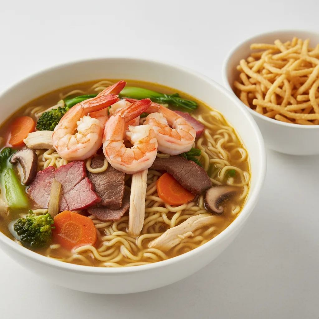 Combination Noodle Soup Combination Noodle Soup