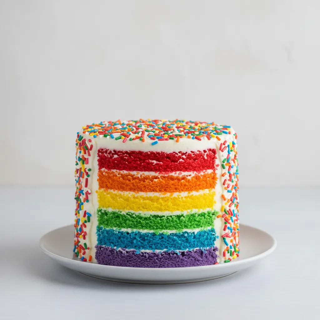 10-Inch Rainbow Cake 10-Inch Rainbow Cake