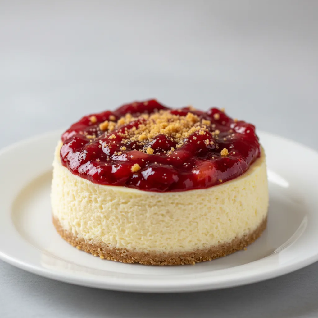 Individual Fruit Preserve Cheesecake Individual Fruit Preserve Cheesecake