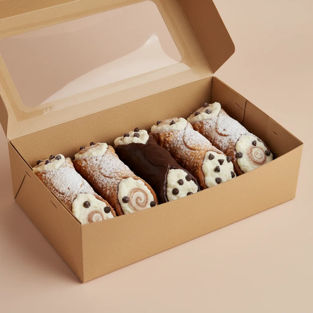 5-Pack Cannoli Box 5-Pack Cannoli Box