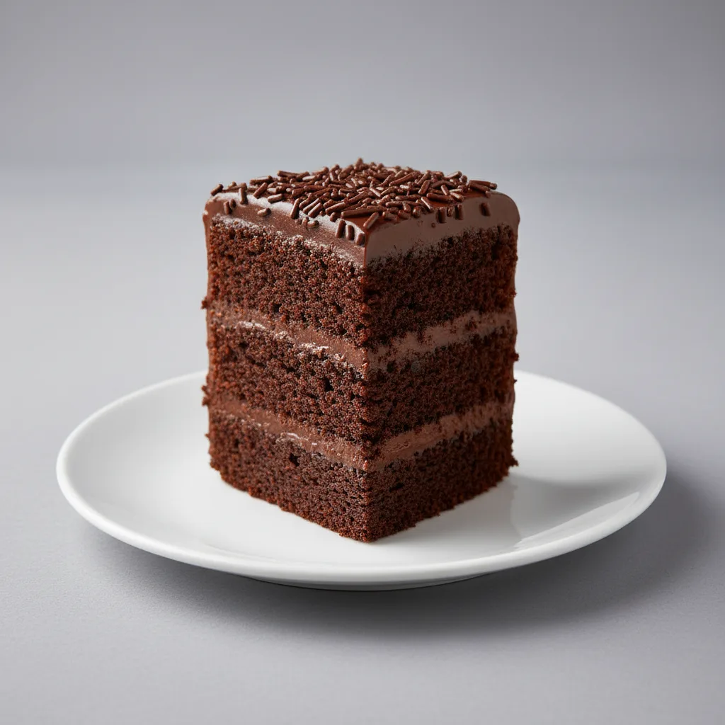 Chocolate Fudge Cake Slice Chocolate Fudge Cake Slice