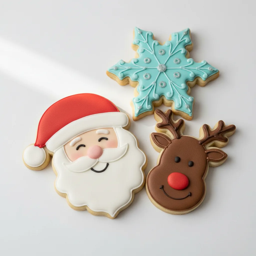 Winter Fondant Cookie Winter Fondant Cookie