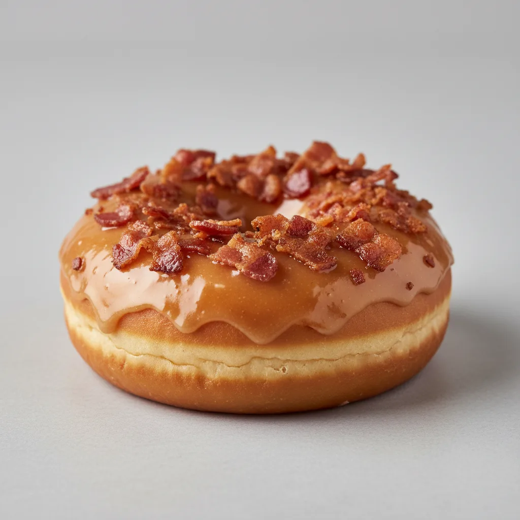 Mike's Hot Honey Maple Bacon Doughnut Mike's Hot Honey Maple Bacon Doughnut