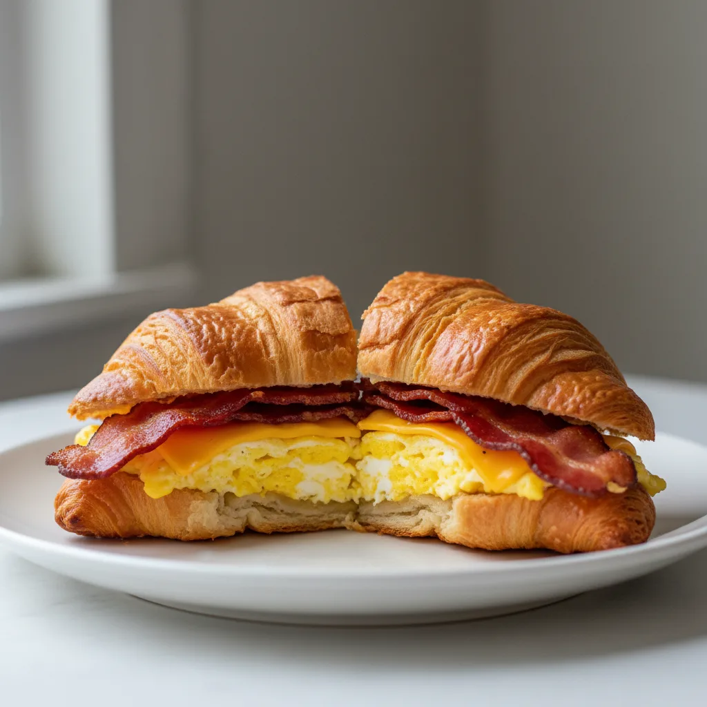 Croissant Bacon, Egg and Cheese Croissant Bacon, Egg and Cheese