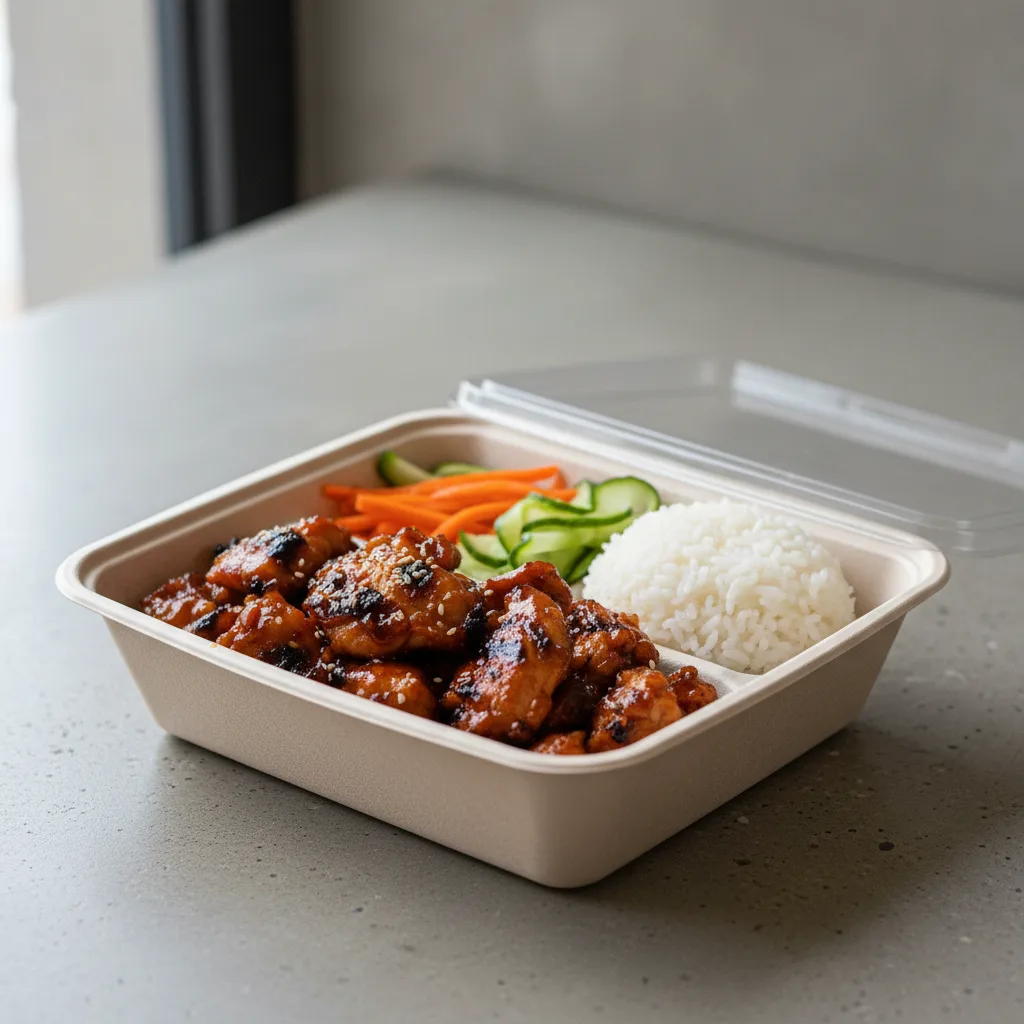 Korean BBQ Chicken Boxed Lunch