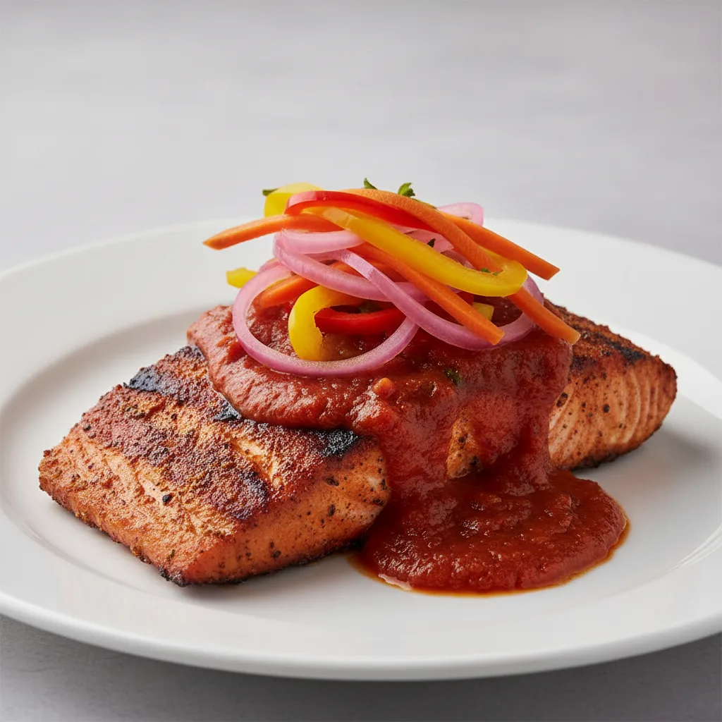 Jerk Salmon Jerk Salmon