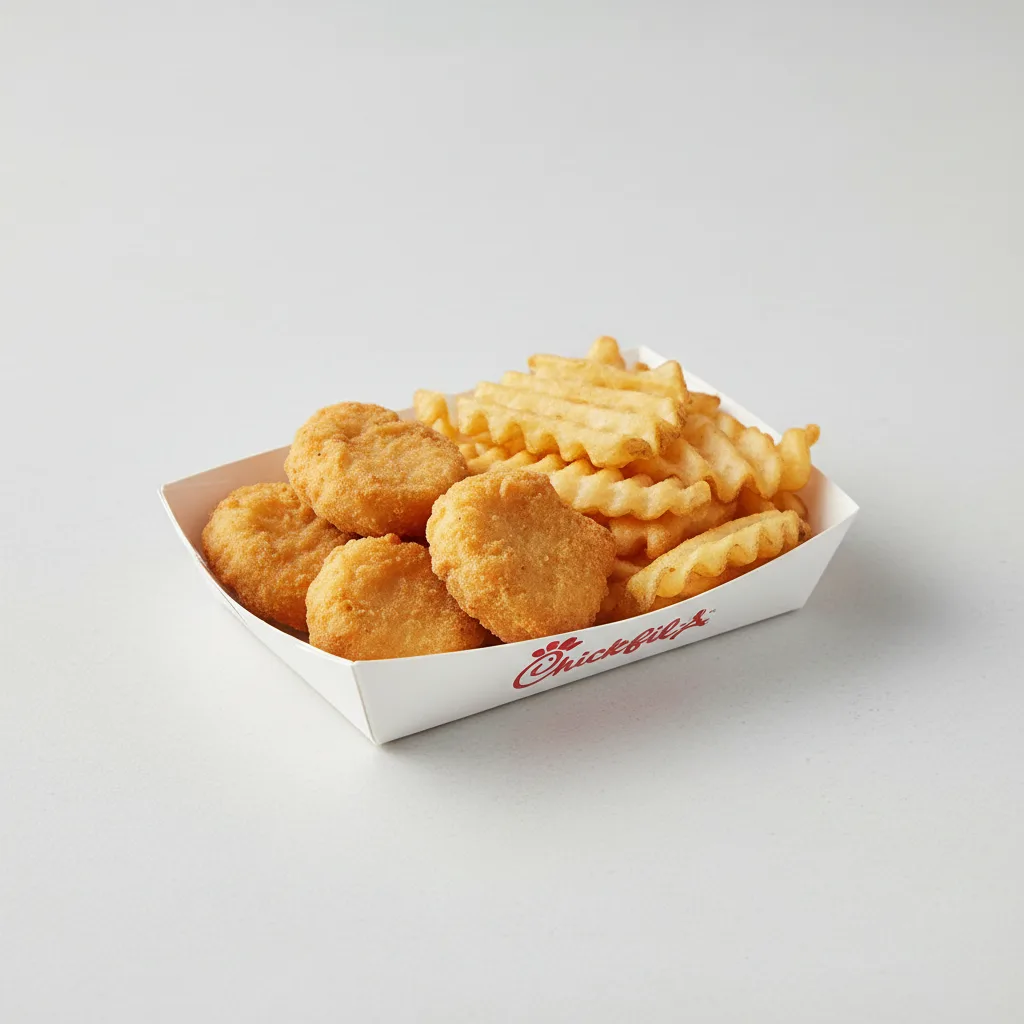 Chick-fil-A Waffle Potato Fries 5 Ct Nuggets Kid's Meal Chick-fil-A Waffle Potato Fries 5 Ct Nuggets Kid's Meal