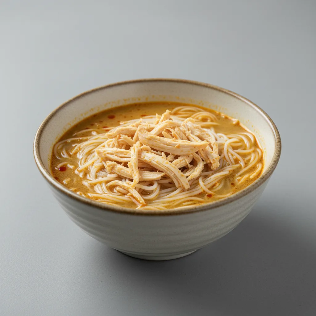 Shredded Chicken Satay Pho Shredded Chicken Satay Pho