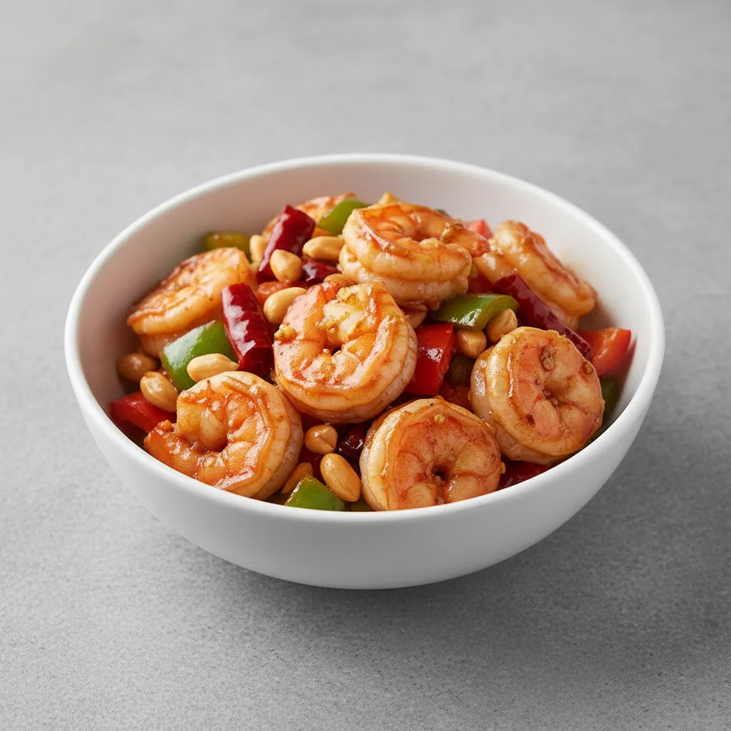 Kung Pao Prawns (contains peanuts) Kung Pao Prawns (contains peanuts)