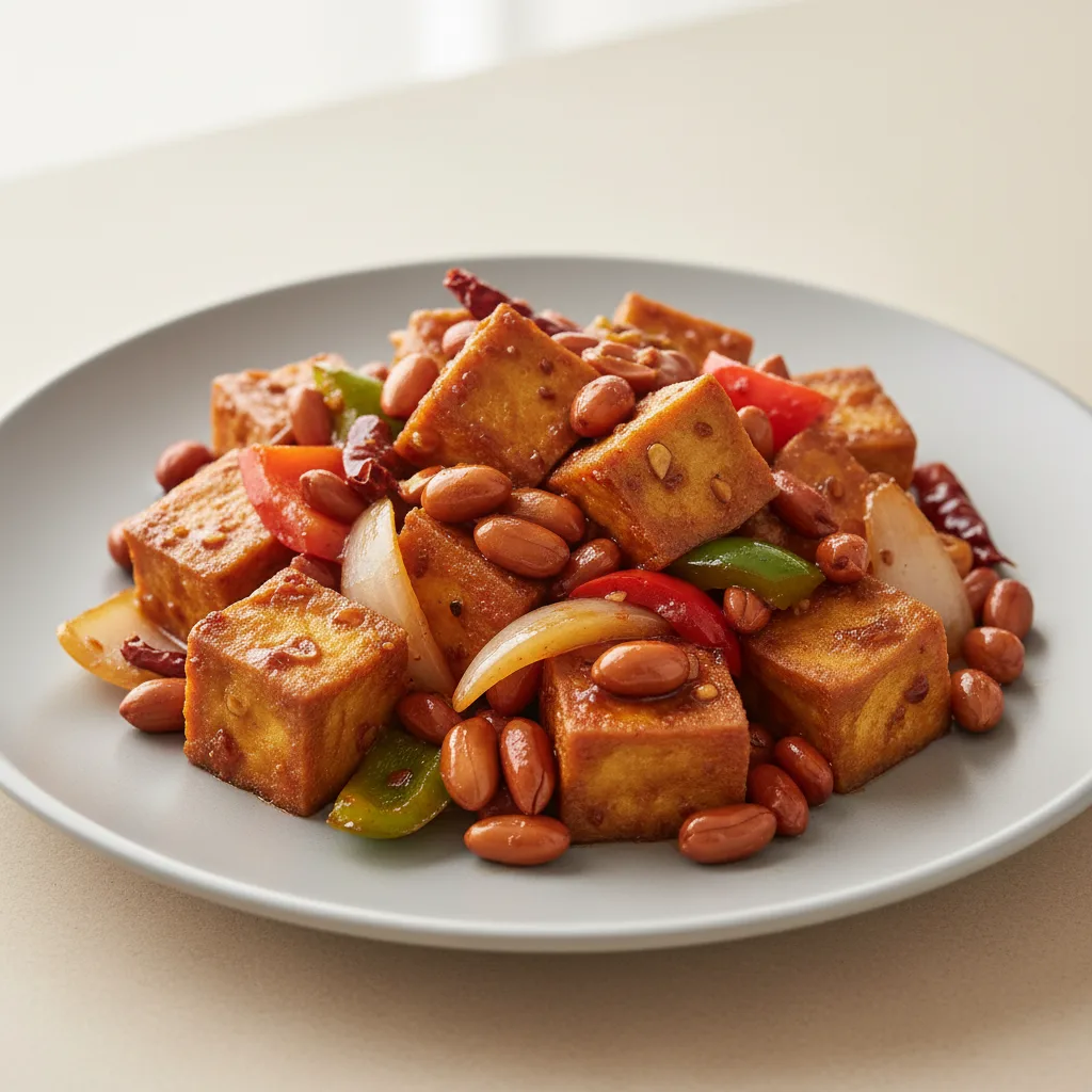 Kung Pao Tofu (contains peanuts) Kung Pao Tofu (contains peanuts)
