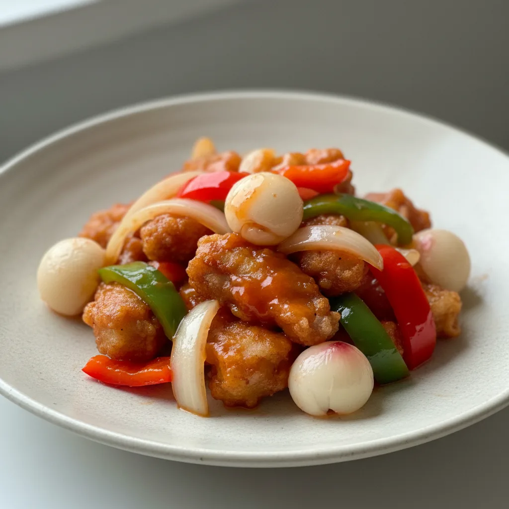Lychee Sweet and Sour Pork Tenderloin Lychee Sweet and Sour Pork Tenderloin